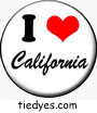 I Heart California Pin-Back Button