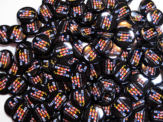 Custom Buttons - Shout Out Louds 1.25 inch Nautical Custom Buttons