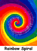 Rainbow Spiral Card