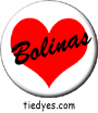 Bolinas Heart Button, Bolinas Heart Pin-Back Badge,  Bolinas Heart Pin
