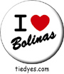 I Heart Bolinas Button, I Heart Bolinas Pin-Back Badge, I Heart Bolinas Pin