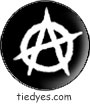 Anarchy Symbol Political Button Pin-Badge