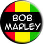 Bob Marley Stripe Music Button Pin-Badge
