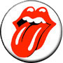 Rolling Stones Tongue  Music Pin-Badge Button