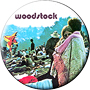 Woodstock Couple Music Button