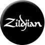 Zildjian Black Music Button Pin-Badge
