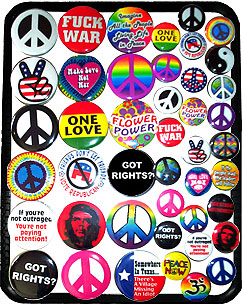 Board with Peace Magnets