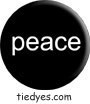 Peace Word Political Button (Badge, Pin)