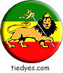 Rasta Lion of Judah Button (Badge, Pin)