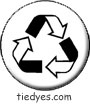 Recycle Symbol Ecological  Button Pin-Badge