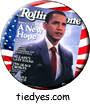 Obama Rolling Stone Democratic Presidential Button (Pin, Badge) Button