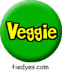 Green Veggie Ecological Vegetarian Button Pin-Badge