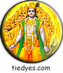 Vishnu Hindu God Spiritual Peace Button (Badge, Pin)