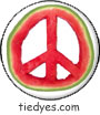 Watermelon Peace Sign Button