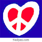 Heart Peace Sticker