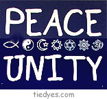 Peace Unity Sticker