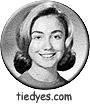 Hillary Clinton Yearbook Photo  Liberal Democratic Political Magnet (Badge, Pin) 