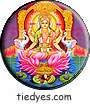 Hindu Goddess Devi Spiritual Religious Peace Button (Badge, Pin)