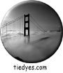 Golden Gate Fog, San Francisco SF California Tourist Button, Pin, Badge