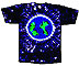Tie Dyed Planet Earth T-Shirt