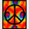 Tie Dyed Peace Tapestry