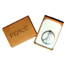 Pewter Peace Pin by Tiedyes.com