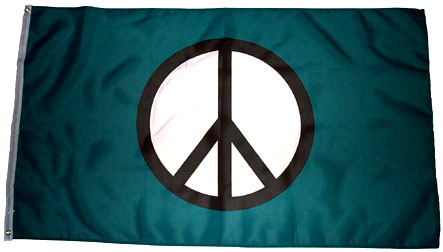 Green Peace Flag
